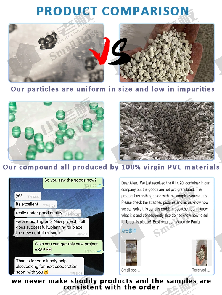 Rigid Extruction PVC Granules Compound Pipe Fittings with Good Impact Strength