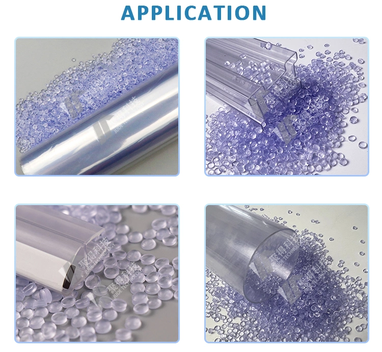 Eco-Friendly Rigid Hard Transparent Compound Granules for Printed PVC Cast Shrink Film