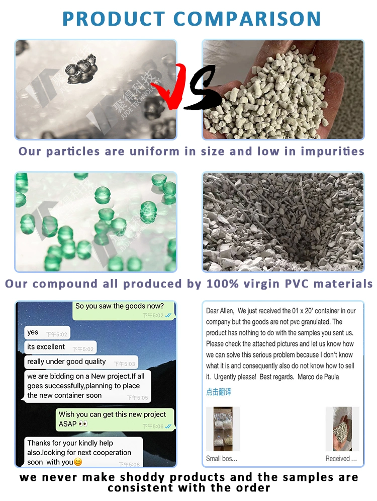 Manufacture Supply PVC Plastic Raw Material PVC Plastic Granules for Pipe Fittings