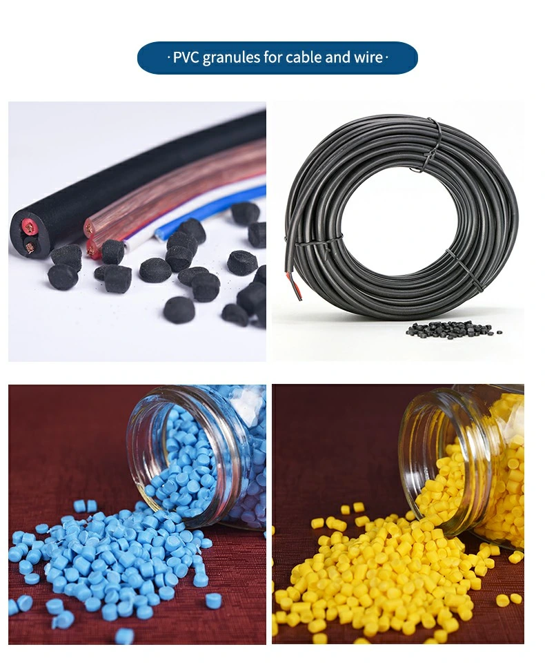 Polyvinyl Chloride Virgin PVC Compound Factory Price PVC Compound Granules for Cable and Wire PVC Resin Particle