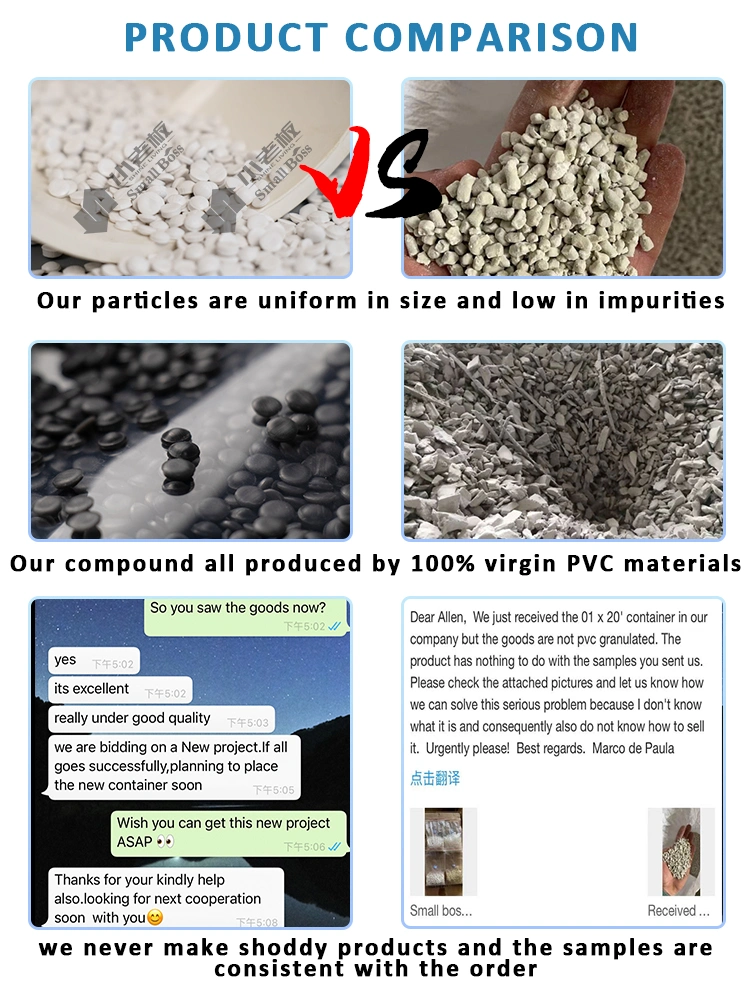 Factory Direct Price Best-Selling Plastic Raw Materials PVC Granules Factory Granules for Bangladesh Pipe Fittings