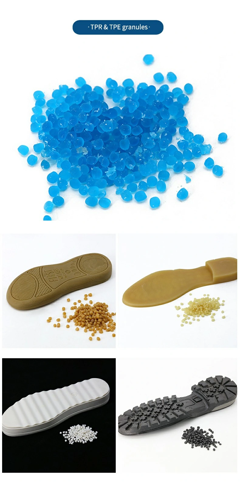 High Quality Soft PVC Granules for Shoe Recycled PVC Granules for Toy Raw Materials