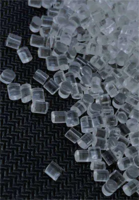 Matéria-prima de grânulos de composto de PVC macio e transparente barato para tubos