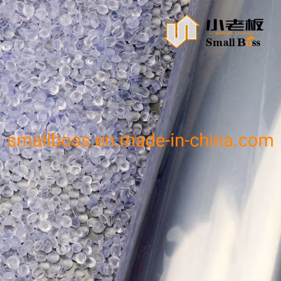 Venda direta da fábrica composto de PVC/grânulos rígidos altamente transparentes de PVC para filme retrátil